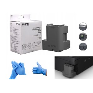 WYSYŁKA EXPRESS ->T04D1 / T04D100 ORYGINALNY MAINTENANCE BOX POJEMNIK NA TUSZ DO DRUKAREK EPSON WF-2860 WF-2865 WF-2880 WF-2885 WF-2960 WF-2965 XP-5100 XP-5105 XP-5115 XP-5150 XP-5155 XP-5200 XP-5205