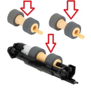 ORYGINALNE -> ROLKA - ROLKI - ZESTAW ROLEK - KOMPLET ROLEK POBIERANIA PAPIERU DO DRUKAREK XEROX Phaser 3610 / WorkCentre 3615 / WorkCentre 3655 - 116R00003