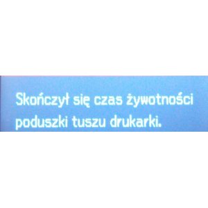 GDY ZOBACZYSZ BŁĄD DRUKARKI EPSON -> E-11 / Skończył się czas żywotności poduszki tuszu drukarki / Printer's inkpad is at the end of its service life -> NAPISZ DO NAS NA email sklep@drukparts.pl