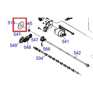 NOWY ORYGINALNY DYSK ENCODERA / NEW ORIGINAL ENCODER DISK DO DRUKAREK EPSON L6160 L6170 L6178 L6190 L6198 L6270 L6276 L6268 L6279 L6298 L6160 L6260 L6270