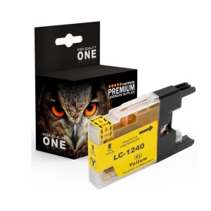 PROMOCJA > NOWY TUSZ PREMIUM DO DRUKAREK BROTHER DCP-J525W DCP-J725DW DCP-J925DW MFC-J430W MFC-J5910DW MFC-J625DW MFC-J6510DW MFC-J6710DW MFC-J6910DW MFC-J825DW - ŻÓŁTY / YELLOW - LC1240Y / LC-1240Y