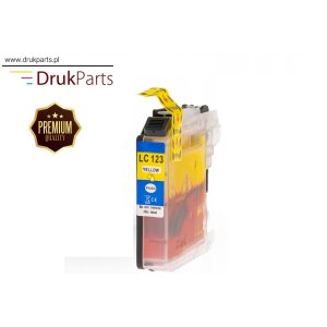 PROMOCJA > NOWY TUSZ PREMIUM LC-123Y XL DO DRUKAREK BROTHER DCP-J132W DCP-J152W DCP-J552DW DCP-J4110DW / MFC-J470DW MFC-J4410DW MFC-J4510DW MFC-J6520DW MFC-J6920DW - YELLOW