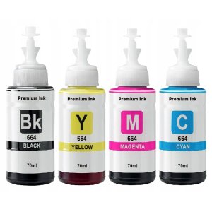 PROMOCJA -> TUSZE DO EPSON 664 , KOMPLET / ZESTAW TUSZY 664 DO DRUKAREK EPSON L100 L110 L120 L130 L132 L200 L210 L220 L300 L310 L350 L355 L362 L364 L365 L366 L386 L455 L456 L486 L550 L555 L565 L566 ..