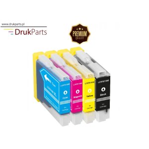 PROMOCJA > TUSZE PREMIUM KOMPLET BROTHER DCP130C DCP135C DCP150C DCP153C DCP157C DCP330C DCP350C DCP353C DCP357C DCP535CN DCP560CN DCP680CN DCP750CW DCP770CW MFC235C MFC240C MFC260C MFC440CN MFC660CN 