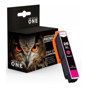 WYSYŁKA EXPRESS > NOWY TUSZ PREMIUM DO DRUKAREK EPSON XP-510 XP-520 XP-600 XP-605 XP-610 XP-615 XP-620 XP-625 XP-700 XP-710 XP-720 XP-800 XP-810 XP-820 - MAGENTA - C13T26334010 / T2633