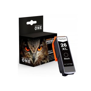 WYSYŁKA EXPRESS > NOWY TUSZ PREMIUM DO DRUKAREK EPSON XP-510 XP-520 XP-600 XP-605 XP-610 XP-615 XP-620 XP-625 XP-700 XP-710 XP-720 XP-800 XP-810 XP-820 - BLACK / CZARNY - C13T26214010 / T2621