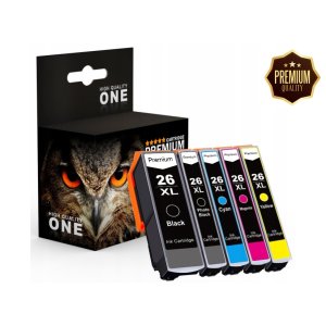 WYSYŁKA EXPRESS > TUSZE / KOMPLET ZESTAW TUSZY PREMIUM DO DRUKAREK EPSON XP-510 XP-520 XP-600 XP-605 XP-610 XP-615 XP-620 XP-625 XP-700 XP-710 XP-720 XP-800 XP-810 XP-820 T2621 T2631 T2632 T2633 T2634