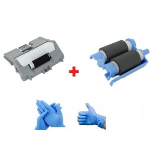 ROLKA SEPARACJI ( SEPARATOR ) + ROLKA POBIERANIA PAPIERU Z KASETY TRAY2 DO WSZYSTKICH DRUKAREK Z SERII HP LASERJET M304 / M305 / M329 / M402 / M403 / M404 / M405 / M427 / M428 / M429