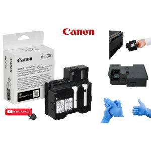 MC-G04 -> NOWY ORYGINALNY POJEMNIK NA TUSZ MC-G04 , KASETA KONSERWACYJNA , MAINTENANCE BOX DO DRUKAREK CANON PIXMA G1430 G1530 G2430 G2470 G2570 G3471 G3472 G3430 G3470 G3570 G3571 G3572 G4470 G4570