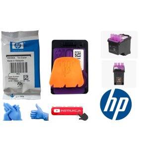 NOWA ORYGINALNA GŁOWICA KOLOR / COLOR DO DRUKAREK HP DeskJet GT 5810 GT 5820 , Smart Tank Wireless 457 , Ink Tank 115 310 311 315 316 318 319 410 411 412 415 416 418 419 - M0H50A + INSTRUKCJA WYMIANY