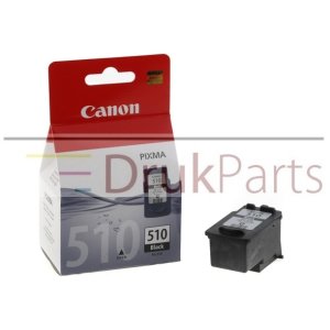 ORYGINALNY TUSZ CZARNY DO DRUKAREK ATRAMENTOWYCH CANON PIXMA MP240 / MP250 / MP252 / MP260 / MP270 / MP272 / MP280 / MP490 / MP495 / MX320 / MX330 / MX410 / MX420 - PG-510 - 9 ml.
