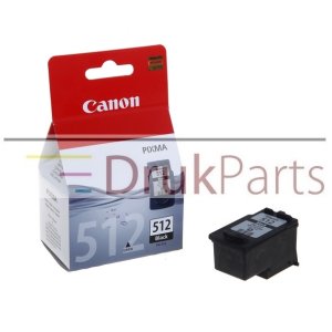ORYGINALNY TUSZ CZARNY DO DRUKAREK ATRAMENTOWYCH CANON PIXMA MP240 / MP250 / MP252 / MP260 / MP270 / MP272 / MP280 / MP490 / MP495 / MX320 / MX330 / MX350 / MX410 / MX420 - PG-512, 2969B001 - 15 ml.
