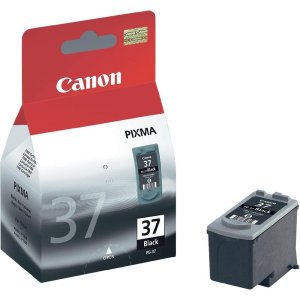 ORYGINALNY TUSZ CZARNY DO DRUKAREK ATRAMENTOWYCH CANON PIXMA IP190 / IP1800 / IP1900 / IP2500 / IP2600 / MP140 / MP190 / MP210 / MP220 / MX300 - PG-37, 2145B001 - 11 ml.