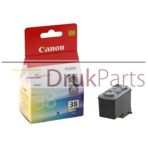 ORYGINALNY TUSZ KOLOROWY DO DRUKAREK ATRAMENTOWYCH CANON PIXMA IP190 / IP1800 / IP1900 / IP2500 / IP2600 / MP140 / MP190 / MP210 / MP220 / MX300 - CL-38, 2146B001 - 9 ml.