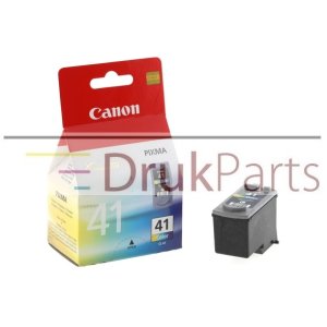 ORYGINALNY TUSZ KOLOROWY DO DRUKAREK ATRAMENTOWYCH CANON PIXMA IP1200, IP1300, IP1600, IP1700, IP1800, IP190, IP1900, IP2200, IP2500, IP2600, IP6210D, IP6220D, MP140, MP150.. - CL-41, 0617B001 - 12 ml
