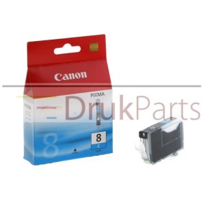 ORYGINALNY TUSZ NIEBIESKI DO CANON PIXMA IP4200, IP4300, IP4500, IP5200, IP5200R, IP5300, IP6600D , IP6700D, IX4000, IX5000, MP500, MP510, MP530, MP600, MP600R.. - CLI-8C, 0621B001 - 13 ml