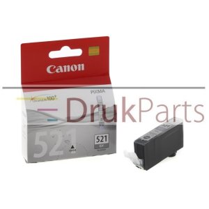 ORYGINALNY TUSZ SZARY DO DRUKAREK ATRAMENTOWYCH CANON IP3600 / IP4600 / IP4700 / MP540 / MP550 / MP560 / MP620 / MP630 / MP640 / MP980 / MP990 / MX860 / MX870 - CLI-521GY, 2937B001 - 9 ml. 