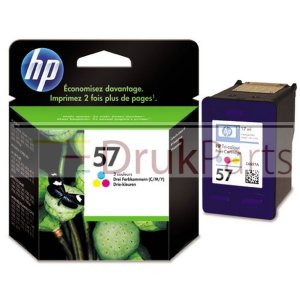 ORYGINALNY TUSZ TRÓJKOLOROWY DO URZĄDZEŃ ATRAMENTOWYCH HP - C6657AE, HP57 - 17 ml.