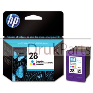 ORYGINALNY TUSZ TRÓJKOLOROWY DO URZĄDZEŃ ATRAMENTOWYCH HP - C8728AE, HP28 - 8 ml.