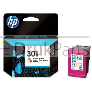 ORYGINALNY TUSZ TRÓJKOLOROWY DO DRUKAREK ATRAMENTOWYCH HP DESKJET 1000 / 2000 / 3000 / D1050 / D2050 - CH562EE, HP301