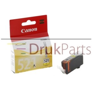 ORYGINALNY TUSZ ŻÓŁTY DO DRUKAREK ATRAMENTOWYCH CANON IP3600 / IP4600 / IP4700 / MP540 / MP550 / MP560 / MP620 / MP630 / MP640 / MP980 / MP990 / MX860 / MX870 - CLI-521Y, 2936B001 - 9 ml. 