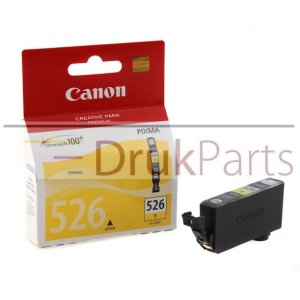 ORYGINALNY TUSZ ŻÓŁTY DO DRUKAREK ATRAMENTOWYCH CANON PIXMA IP4850 / IP4900 / IP4950 / IX6550 / MG5150 / MG5250 / MG5350 / MG6150 / MG6250 / MG8150 / MG8250 / MX885 - CLI-526Y, 4543B001 - 9 ml.