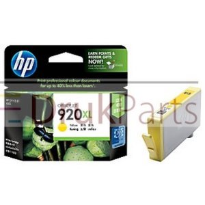ORYGINALNY TUSZ ŻÓŁTY XL DO DRUKAREK ATRAMENTOWYCH HP OFFICEJET 6000 / 6500 / 6500A / 7000 / 7500A - CD974AE, HP920XL