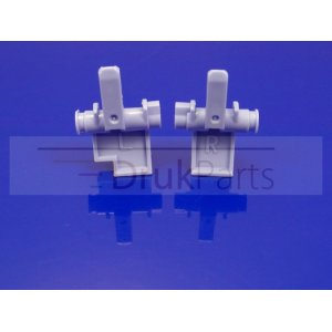 NIEBIESKI ZACZEP , UCHWYT PRAWY + LEWY ZESPOŁU GRZEJNEGO , KOMPLET UCHWYTÓW ZESPOŁU GRZEJNEGO , FUSER HOLDING DO DRUKAREK HP LASERJET 4200 /  4250 / 4350 - cena za komplet