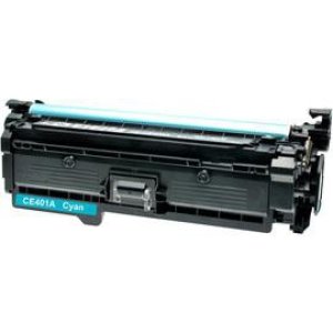 NOWY TONER , KASETA , WKŁAD DO DRUKAREK LASEROWYCH Z SERII HP LaserJet Enterprise 500 Color M551 / M570 / M575 - HP CE401A 6K Cyan - NOWY ZAMIENNIK