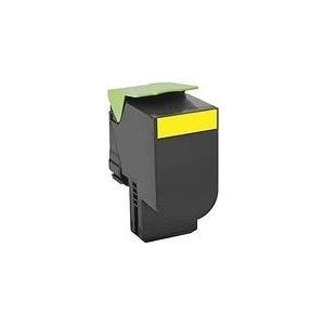 NOWY TONER , KASETA , WKŁAD DO DRUKAREK LASEROWYCH Z SERII Lexmark CX310 / CX410 / CX510 - Lexmark 80C0S40 2K Yellow - NOWY ZAMIENNIK